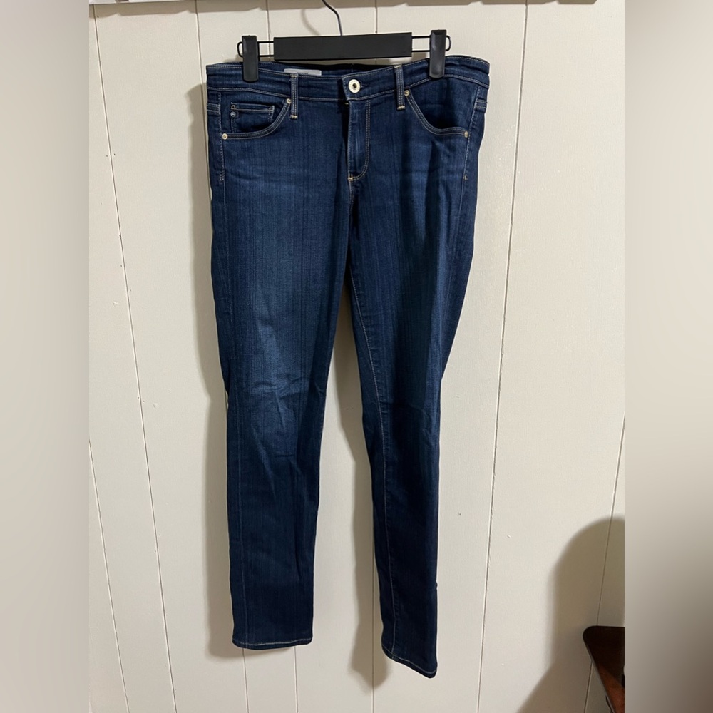 Adriano Goldschmied cigarette denim jeans the stilt dark wash size 28r